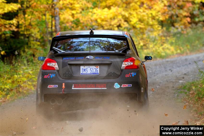 Kevin Kahl / Cray Dumeah Subaru WRX on SS15, Double Trouble.