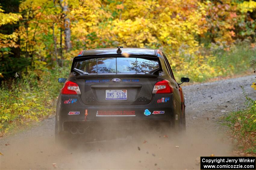 Kevin Kahl / Cray Dumeah Subaru WRX on SS15, Double Trouble.