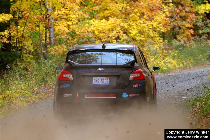 Kevin Kahl / Cray Dumeah Subaru WRX on SS15, Double Trouble.