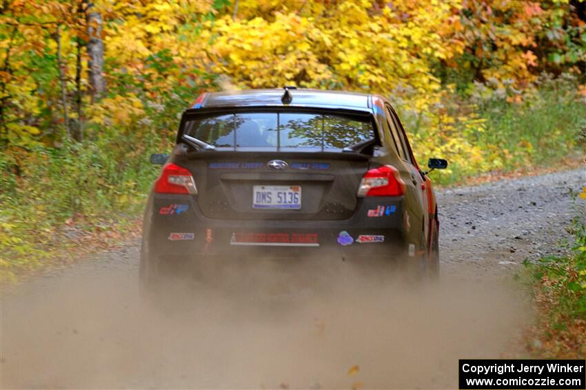 Kevin Kahl / Cray Dumeah Subaru WRX on SS15, Double Trouble.