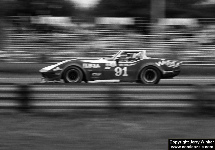 Steve Clausman in the ex-Gene Bothello Chevy Corvette