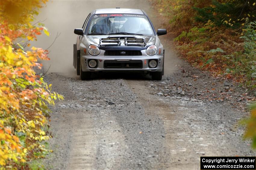 Jonathon Nagel / Max Sutton Subaru Impreza on SS15, Double Trouble.