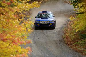 Bryan Pepp / Tim O'Brien Subaru Impreza on SS15, Double Trouble.