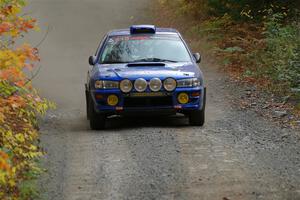 Bryan Pepp / Tim O'Brien Subaru Impreza on SS15, Double Trouble.