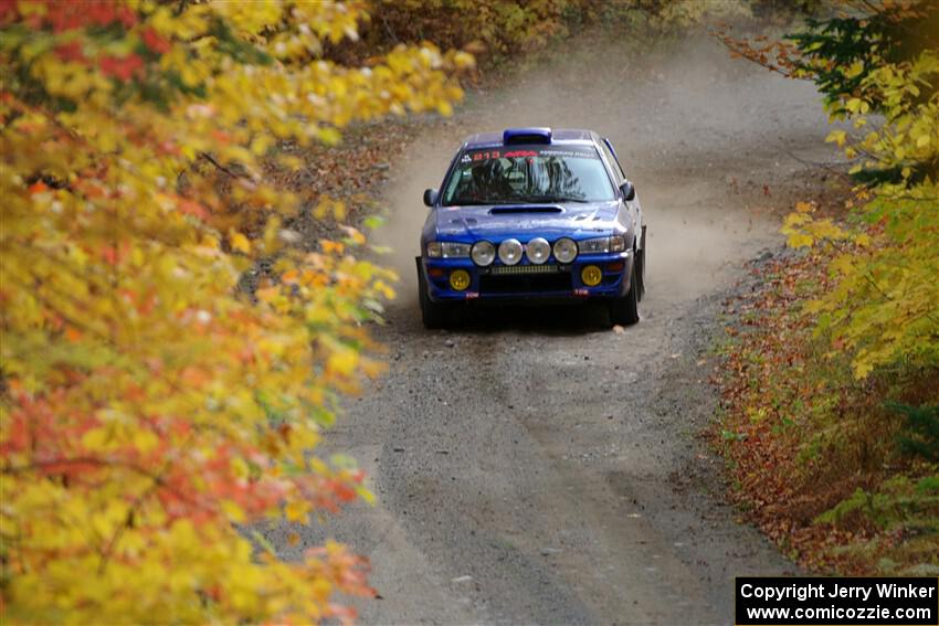 Bryan Pepp / Tim O'Brien Subaru Impreza on SS15, Double Trouble.