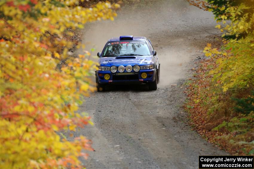 Bryan Pepp / Tim O'Brien Subaru Impreza on SS15, Double Trouble.