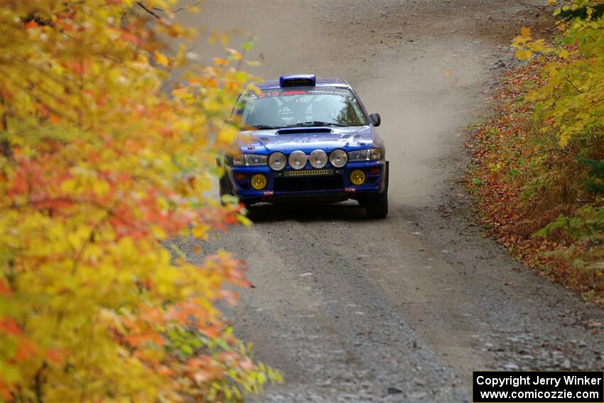 Bryan Pepp / Tim O'Brien Subaru Impreza on SS15, Double Trouble.