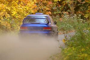 Bryan Pepp / Tim O'Brien Subaru Impreza on SS15, Double Trouble.