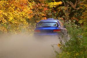 Bryan Pepp / Tim O'Brien Subaru Impreza on SS15, Double Trouble.