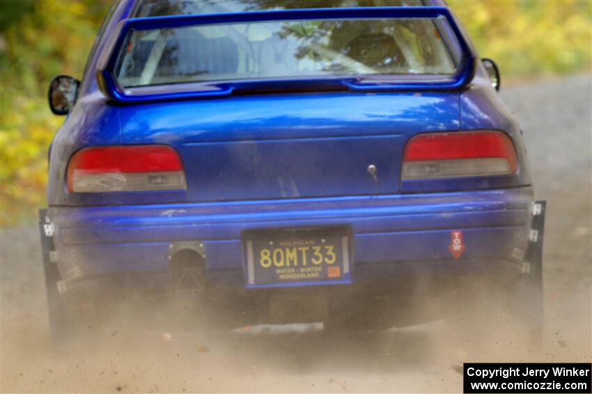 Bryan Pepp / Tim O'Brien Subaru Impreza on SS15, Double Trouble.