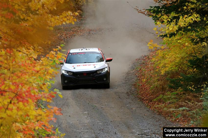 Gabriel Nieves / Oliver Kokenge Honda Civic Hatchback Sport on SS15, Double Trouble.