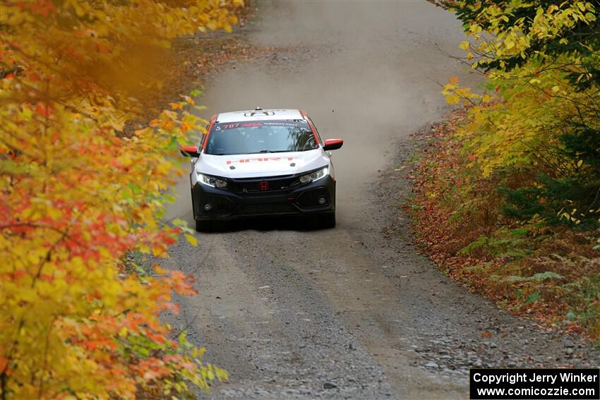 Gabriel Nieves / Oliver Kokenge Honda Civic Hatchback Sport on SS15, Double Trouble.