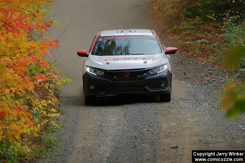 Gabriel Nieves / Oliver Kokenge Honda Civic Hatchback Sport on SS15, Double Trouble.