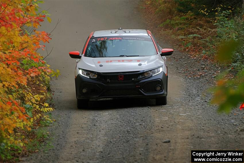 Gabriel Nieves / Oliver Kokenge Honda Civic Hatchback Sport on SS15, Double Trouble.