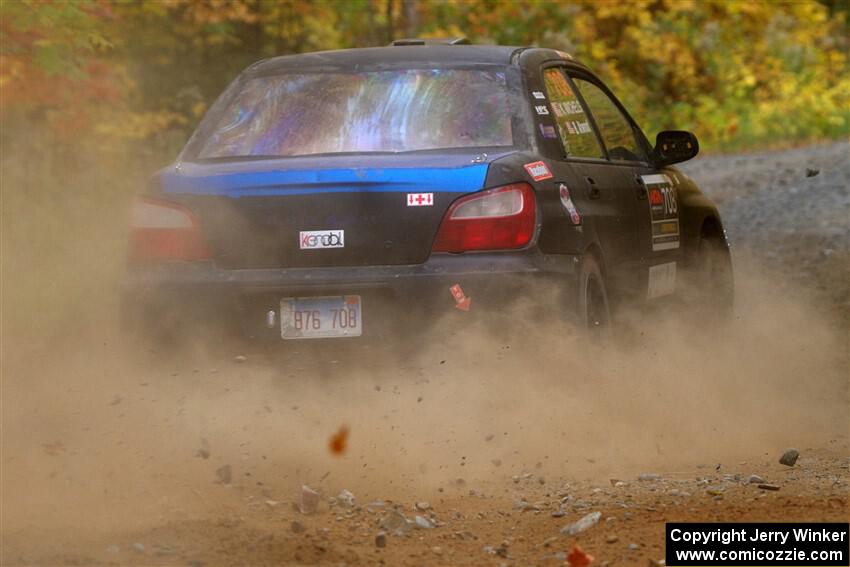 Brian Atwood / Kenny Michels Subaru Impreza on SS15, Double Trouble.