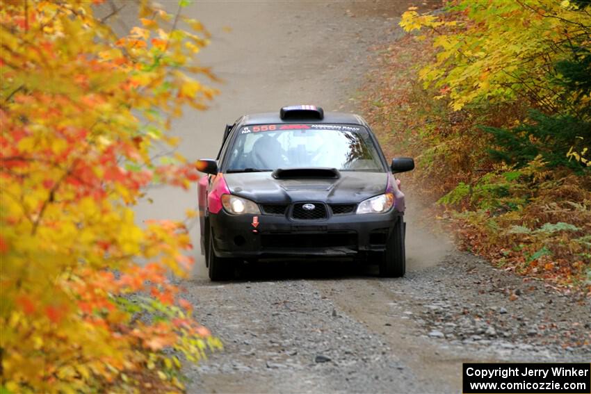 Colin Gleason / Tom Addison Subaru Impreza 2.5RS on SS15, Double Trouble.