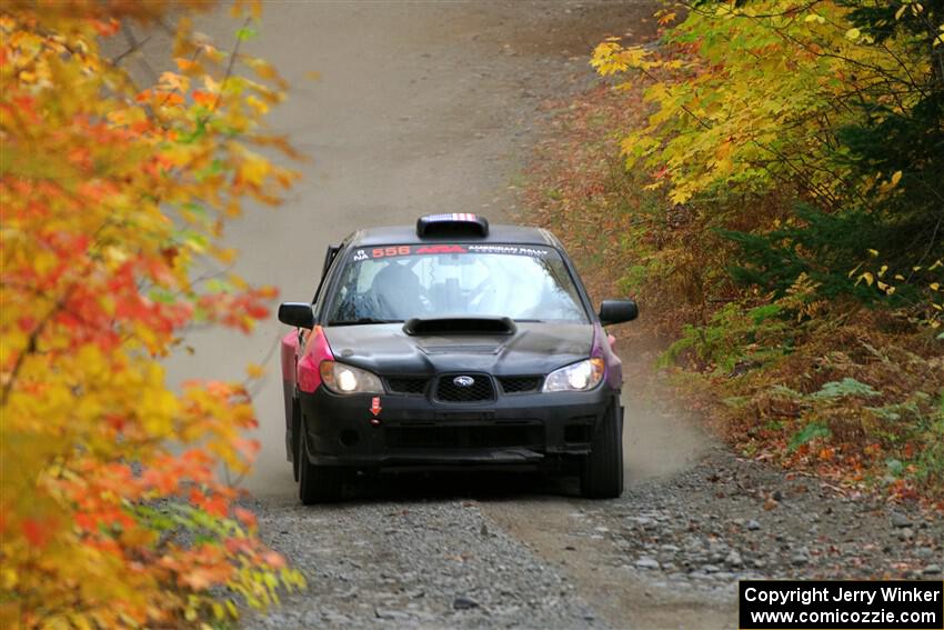 Colin Gleason / Tom Addison Subaru Impreza 2.5RS on SS15, Double Trouble.