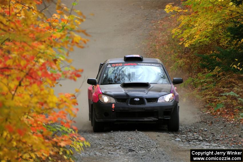 Colin Gleason / Tom Addison Subaru Impreza 2.5RS on SS15, Double Trouble.