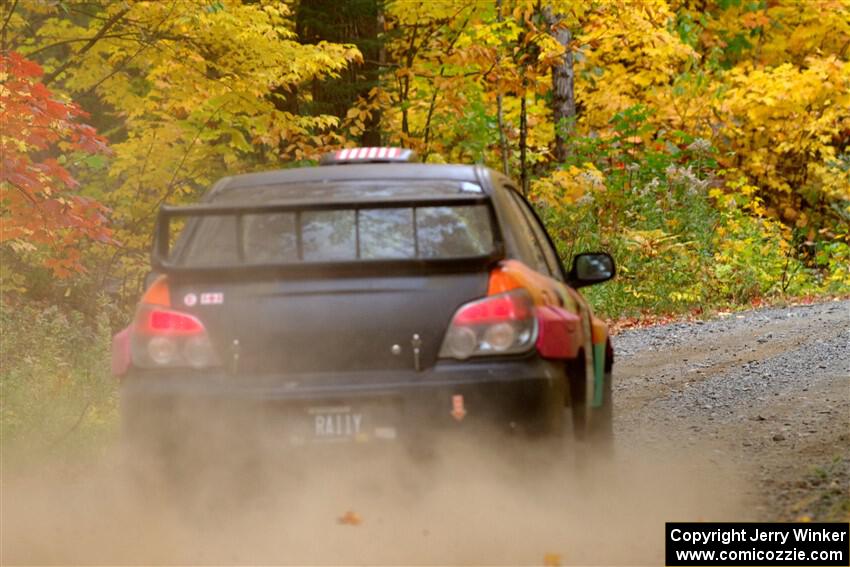 Colin Gleason / Tom Addison Subaru Impreza 2.5RS on SS15, Double Trouble.