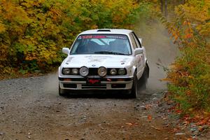 Keegan Helwig / Elena Huizar BMW 325i on SS15, Double Trouble.