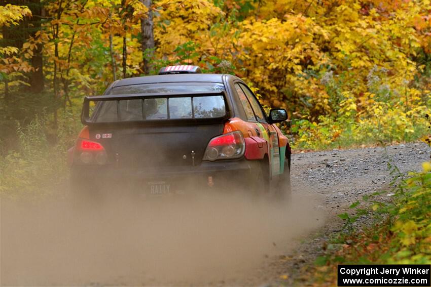 Colin Gleason / Tom Addison Subaru Impreza 2.5RS on SS15, Double Trouble.