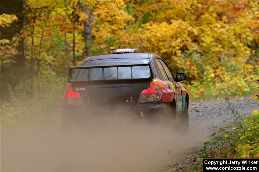 Colin Gleason / Tom Addison Subaru Impreza 2.5RS on SS15, Double Trouble.