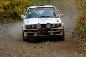 Keegan Helwig / Elena Huizar BMW 325i on SS15, Double Trouble.