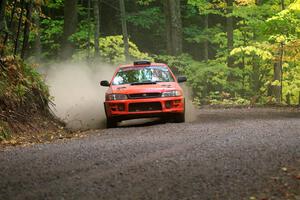 Travis Mattonen / Anikka Nykanen Subaru Impreza on SS16, Mount Marquette.