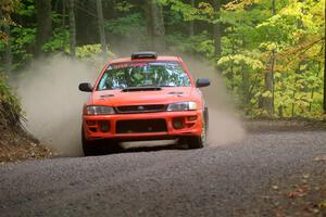 Travis Mattonen / Anikka Nykanen Subaru Impreza on SS16, Mount Marquette.