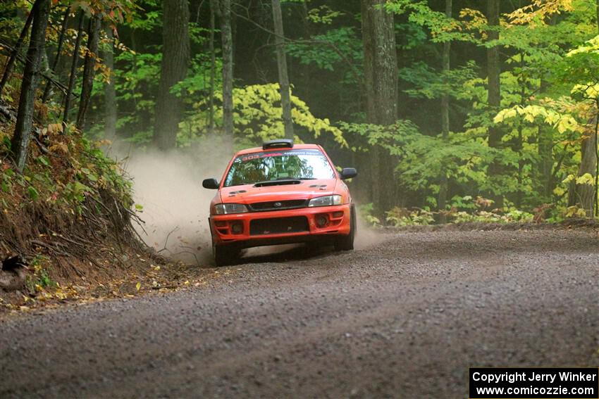 Travis Mattonen / Anikka Nykanen Subaru Impreza on SS16, Mount Marquette.