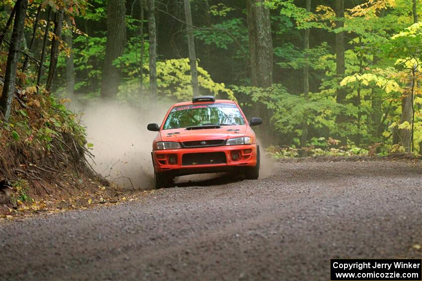 Travis Mattonen / Anikka Nykanen Subaru Impreza on SS16, Mount Marquette.