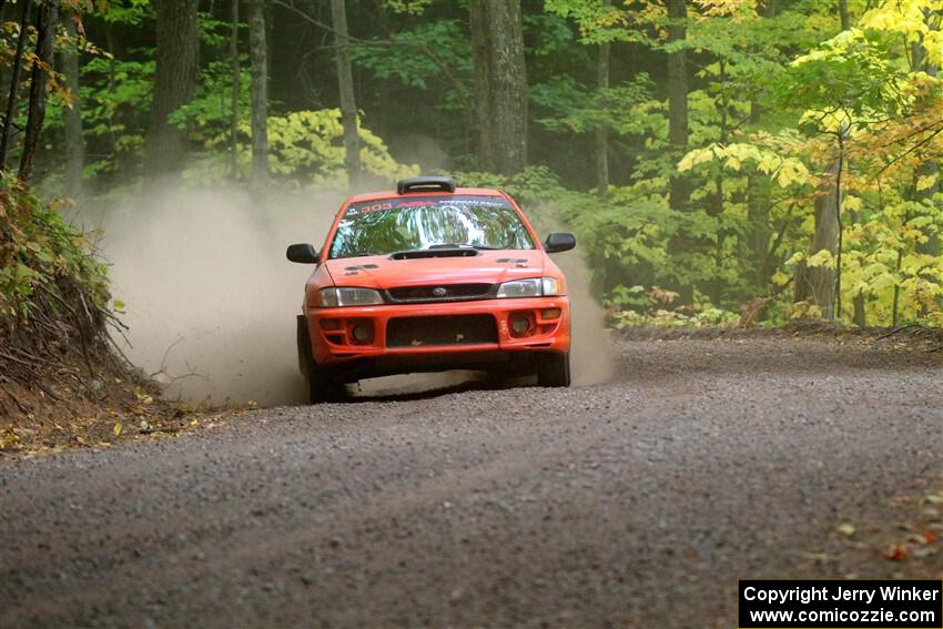 Travis Mattonen / Anikka Nykanen Subaru Impreza on SS16, Mount Marquette.