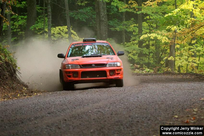 Travis Mattonen / Anikka Nykanen Subaru Impreza on SS16, Mount Marquette.