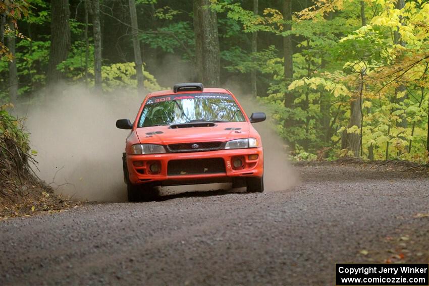 Travis Mattonen / Anikka Nykanen Subaru Impreza on SS16, Mount Marquette.