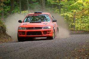 Travis Mattonen / Anikka Nykanen Subaru Impreza on SS16, Mount Marquette.