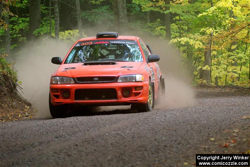 Travis Mattonen / Anikka Nykanen Subaru Impreza on SS16, Mount Marquette.