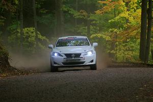 John Barnett / Matt Vaught Lexus IS250 on SS16, Mount Marquette.