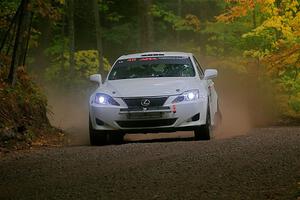 John Barnett / Matt Vaught Lexus IS250 on SS16, Mount Marquette.