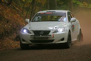 John Barnett / Matt Vaught Lexus IS250 on SS16, Mount Marquette.