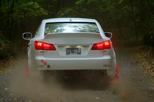 John Barnett / Matt Vaught Lexus IS250 on SS16, Mount Marquette.