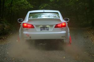 John Barnett / Matt Vaught Lexus IS250 on SS16, Mount Marquette.