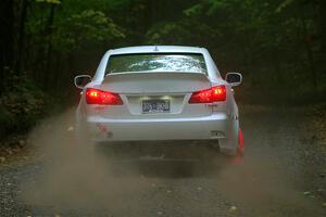 John Barnett / Matt Vaught Lexus IS250 on SS16, Mount Marquette.