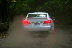 John Barnett / Matt Vaught Lexus IS250 on SS16, Mount Marquette.