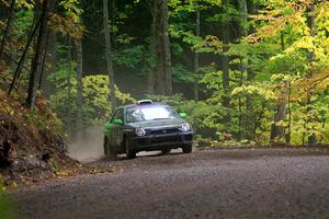 Brandon Boyd / Daniel Salive Subaru Impreza Wagon on SS16, Mount Marquette.