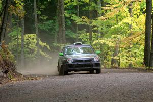 Brandon Boyd / Daniel Salive Subaru Impreza Wagon on SS16, Mount Marquette.