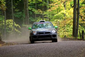 Brandon Boyd / Daniel Salive Subaru Impreza Wagon on SS16, Mount Marquette.