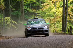 Brandon Boyd / Daniel Salive Subaru Impreza Wagon on SS16, Mount Marquette.