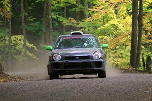 Brandon Boyd / Daniel Salive Subaru Impreza Wagon on SS16, Mount Marquette.