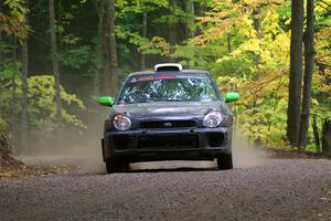 Brandon Boyd / Daniel Salive Subaru Impreza Wagon on SS16, Mount Marquette.