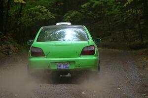 Brandon Boyd / Daniel Salive Subaru Impreza Wagon on SS16, Mount Marquette.